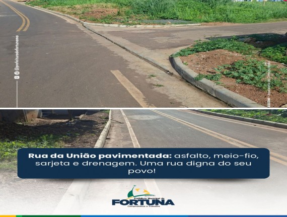 Mais uma conquista para o povo de Fortuna!