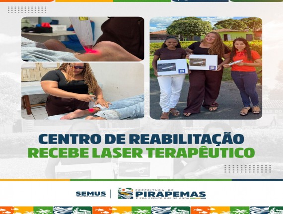Em Pirapemas, laser terapêutico passa a auxiliar tratamentos de fisioterapia