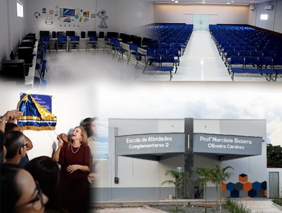 Lago da Pedra celebra avanço na educação com inauguração da Escola de Atividades Complementares II