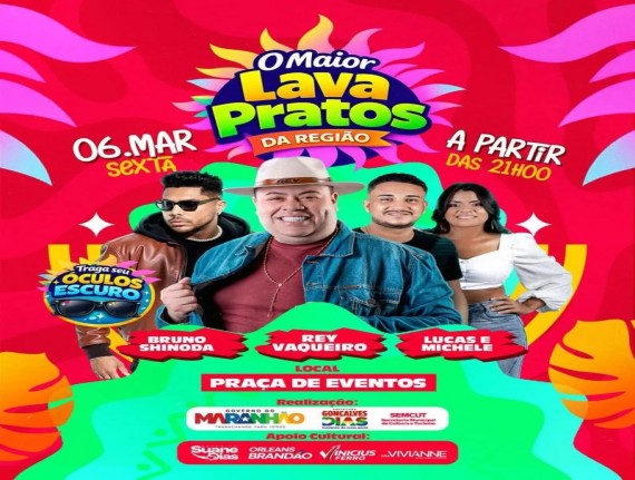 Prefeitura de Gonçalves Dias anuncia o maior lava-pratos da região para 6 de março