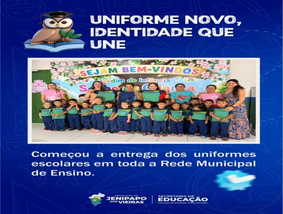 Jenipapo dos Vieiras entrega novos uniformes para alunos da rede municipal