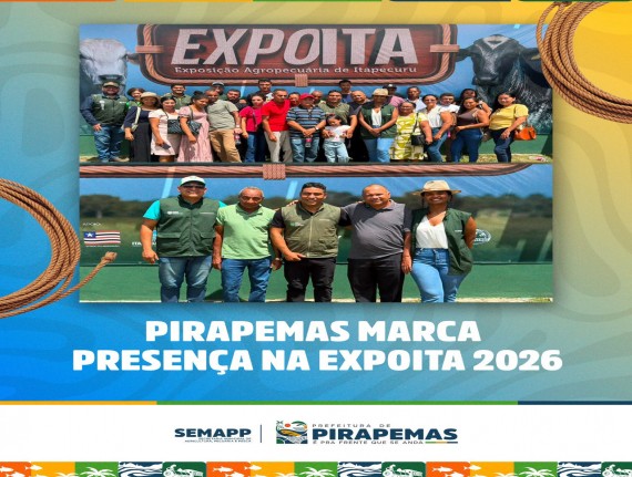 Pirapemas participa da EXPOITA 2026 com caravana de agricultores familiares